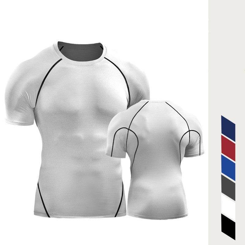 Quick Drying Men Short Sleeve Exercise Running Workout T-shirt Top - Velora