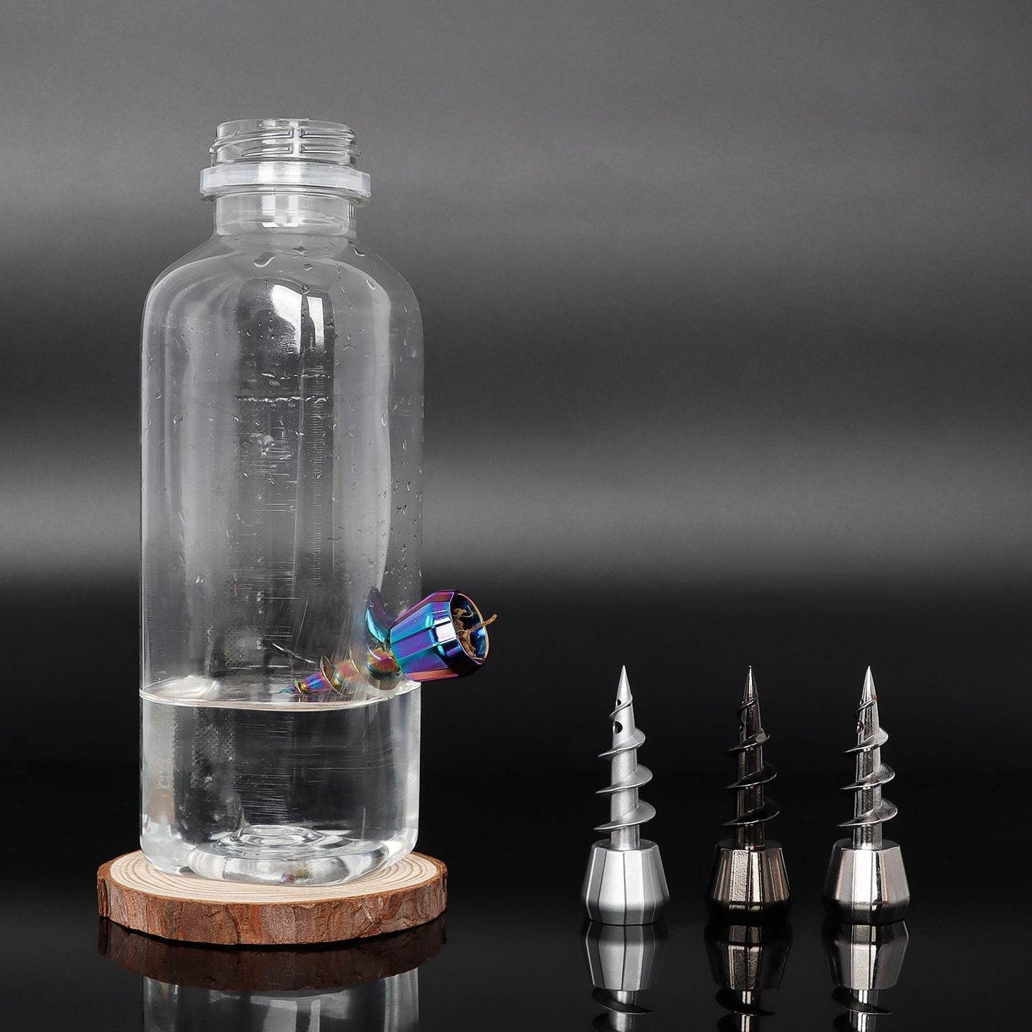 23mm Metal Screw Shape Hookah Metal Gun Head Accessories - Velora