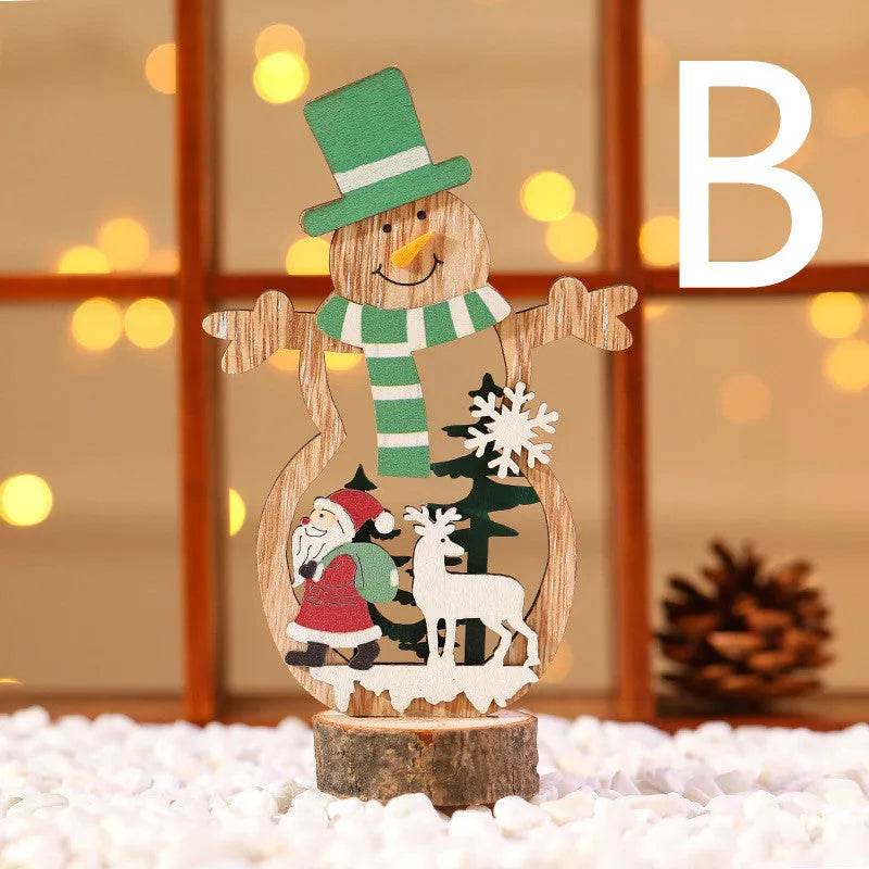 Christmas Day Wooden Bar Decoration Decorations - Velora