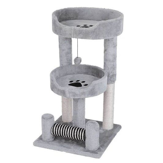 Cat Litter, Cat Tree, All-season General Purpose, Sisal Grinding Claw Toy Cat Supplies - Velora