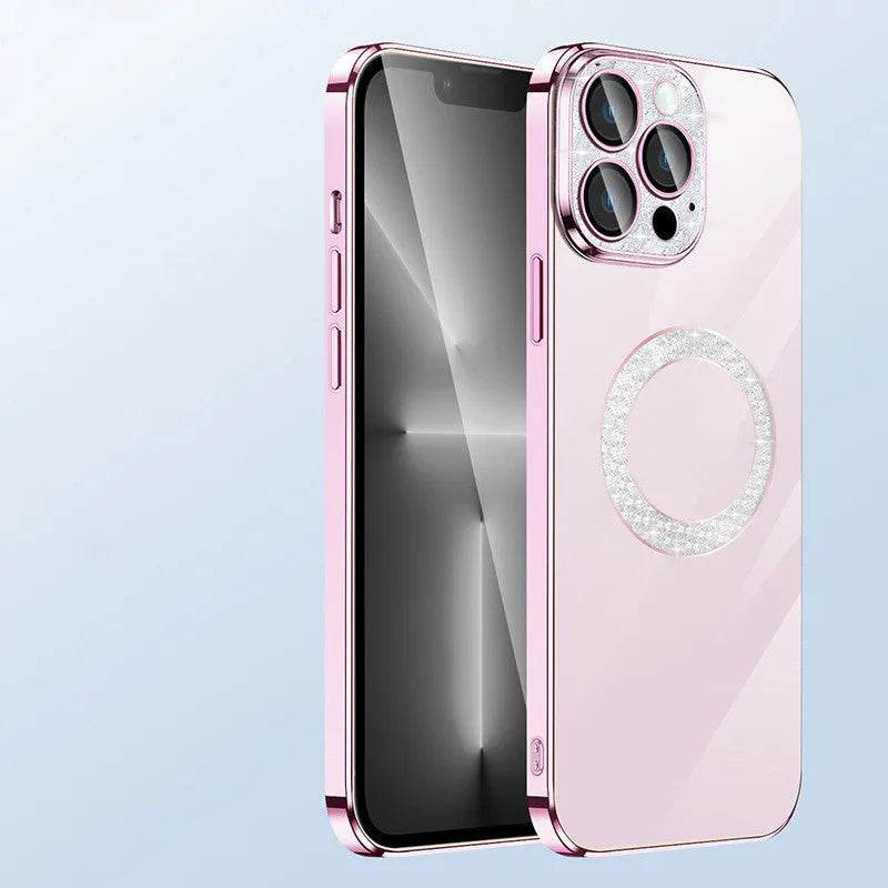 Electroplated TPU Transparent Apple Mobile phone Case - Velora