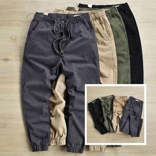 Versatile Workwear Pants Wear-resistant Work Solid Color Fashion Solid Color Work Casual Men's Cargo Pants - Velora