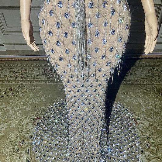 No Back Traceless Sexy Elegant Fishtail Gown - Velora