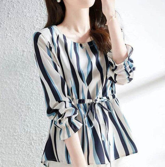 Round Neck Style And Versatile Comfort Shirt - Velora