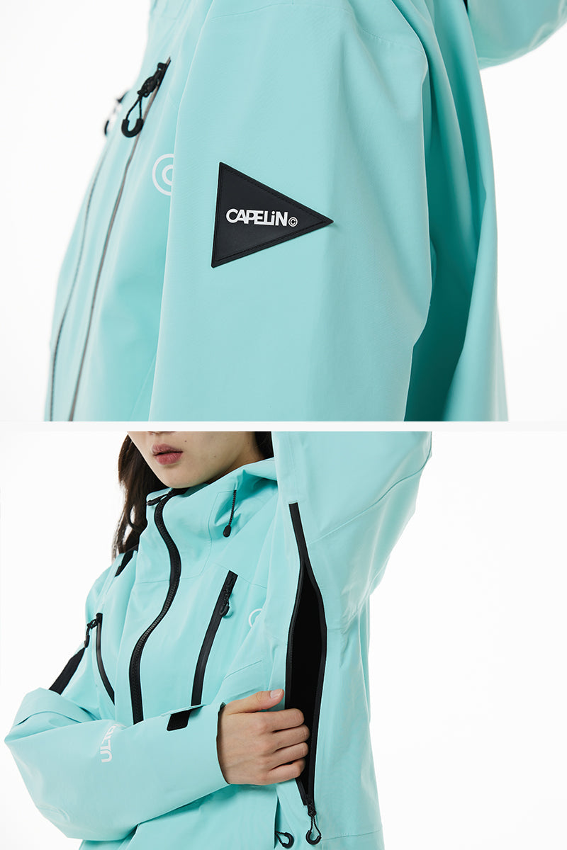 Alpha Unisex 3L Shell Snowboard Jacket - Velora