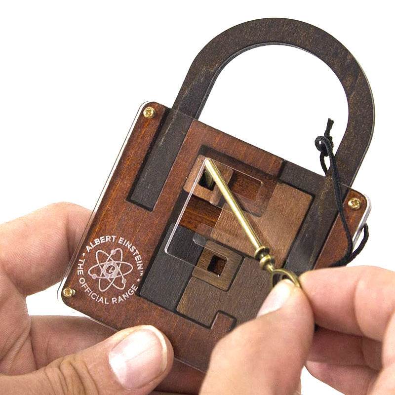 Einstein Lock Wooden Puzzle International Braised Brain Decompression - Velora