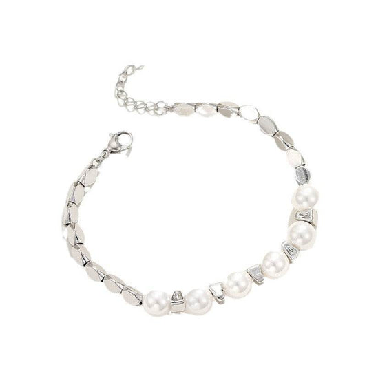 Women's French-style Artificial Pearl Bracelet - Velora