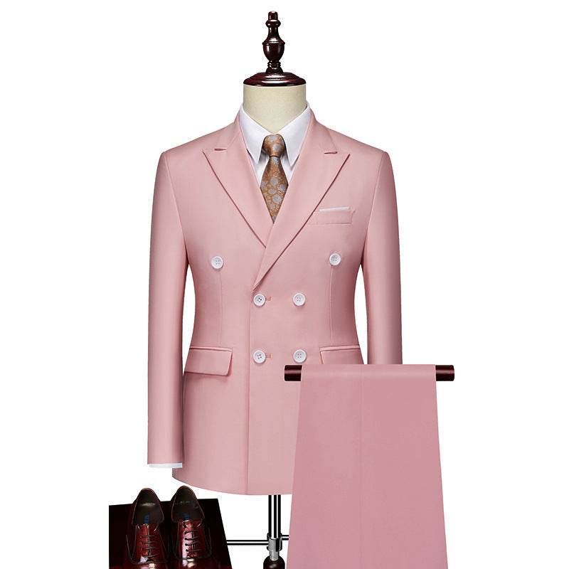 Men's Business Casual Suit Double Breasted Suit Suit - Velora