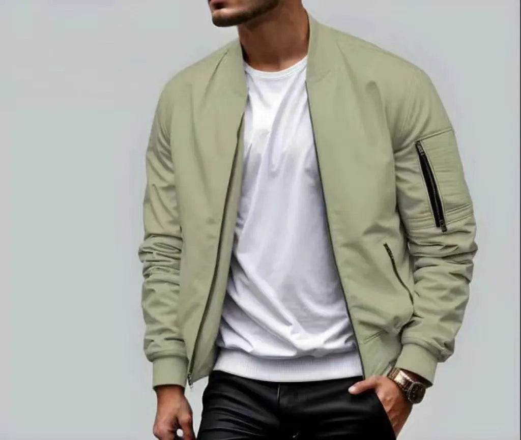 Men's Casual Baseball Varsity Jacket Spring And Autumn - Velora