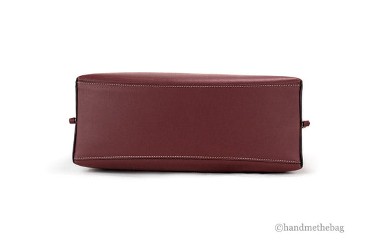 Coach Mollie Chambray Wine Signature Tote