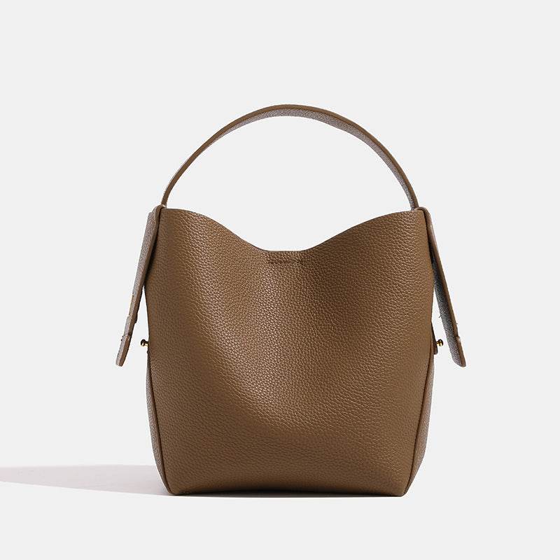 Simple Vintage Commuter Women Handbags Business Small Crossbody Shoulder Bags Fashion Trend Luxury Leather Bags - Velora