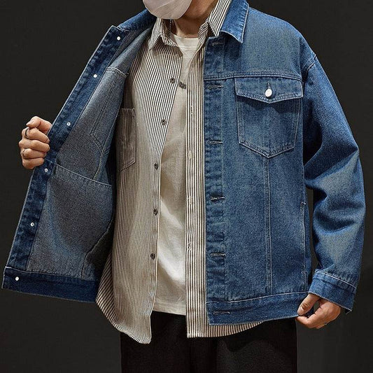 Denim Jacket Clothes Coat For Men Jeans - Velora