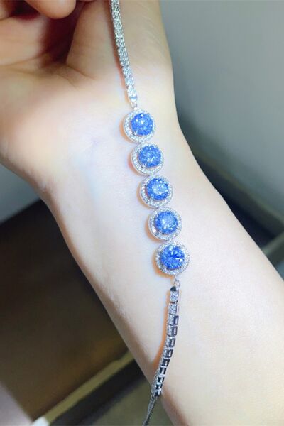 5 Carat Moissanite 925 Sterling Silver Bracelet - Velora Luxury Fashion