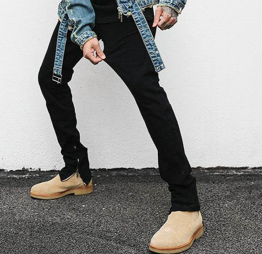 Ankle Zip Denim pant men Jeans - Velora