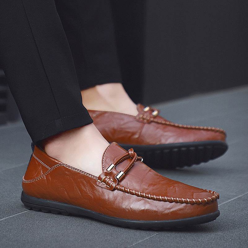Men's Springsummer Gommino Cowhide Shoes - Velora