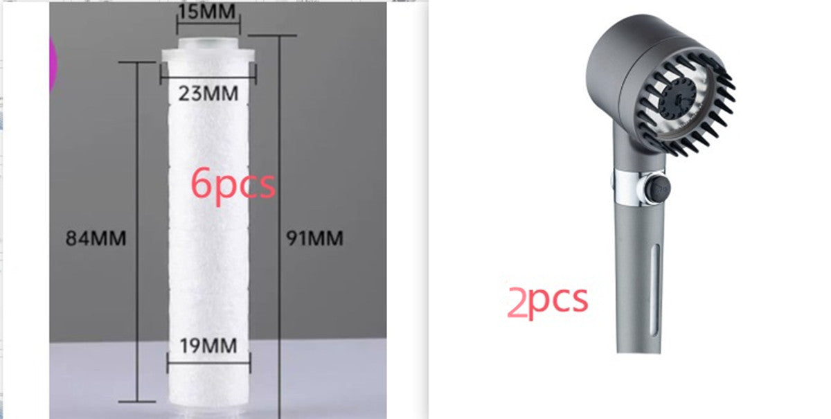 3 Modes Shower Head High Pressure Showerhead https://like2b-uy