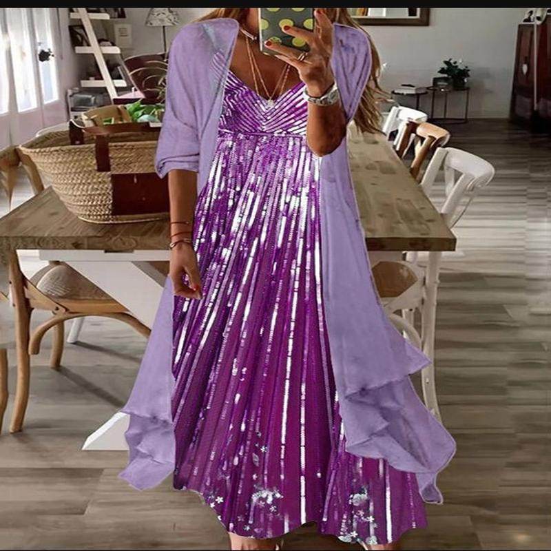 Women's Printed Holiday Sling Maxi Dress India - Velora