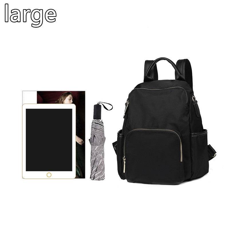 Unisex Portable Waterproof Plain color Backpack for school - Velora