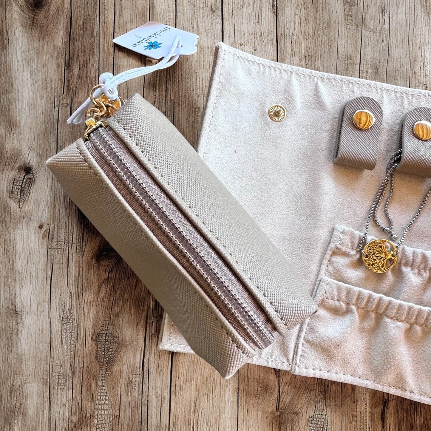 Travel Roll Jewellery Case - Velora