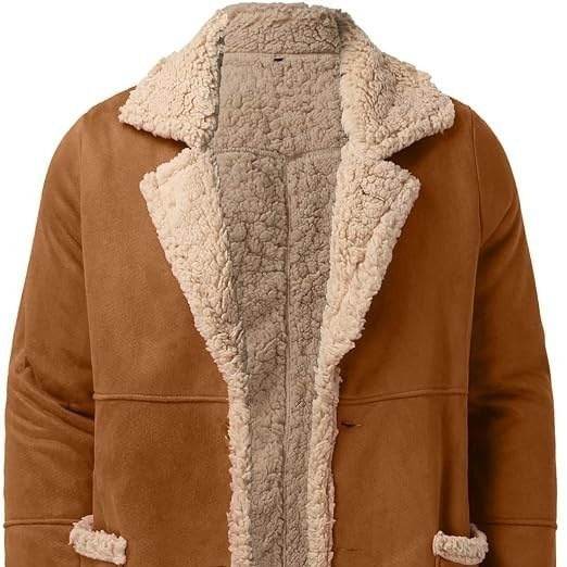 Fashion Men's Fur Integrated Fleece-lined Padded Jacket - Velora