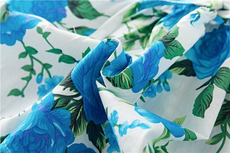Cotton Baby Ruffled Floral Print Dress - Velora