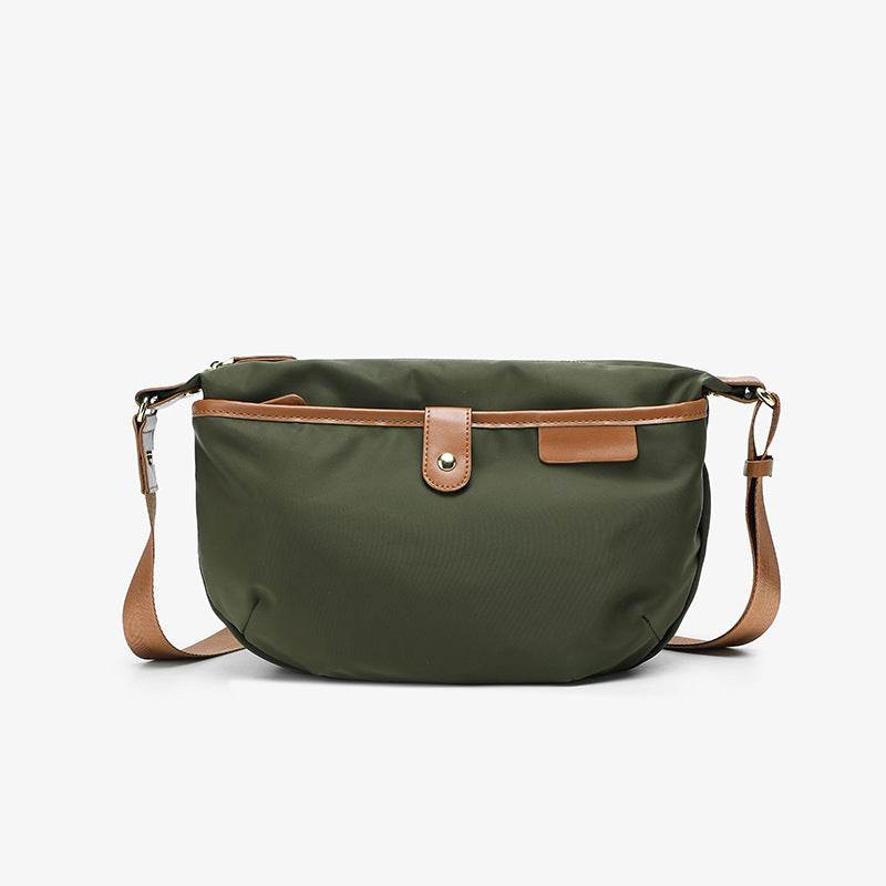 Autumn Contrast Color Minimalist Fashionable Large Capacity Lightweight Quick-dry Casual Shoulder Bag - Velora