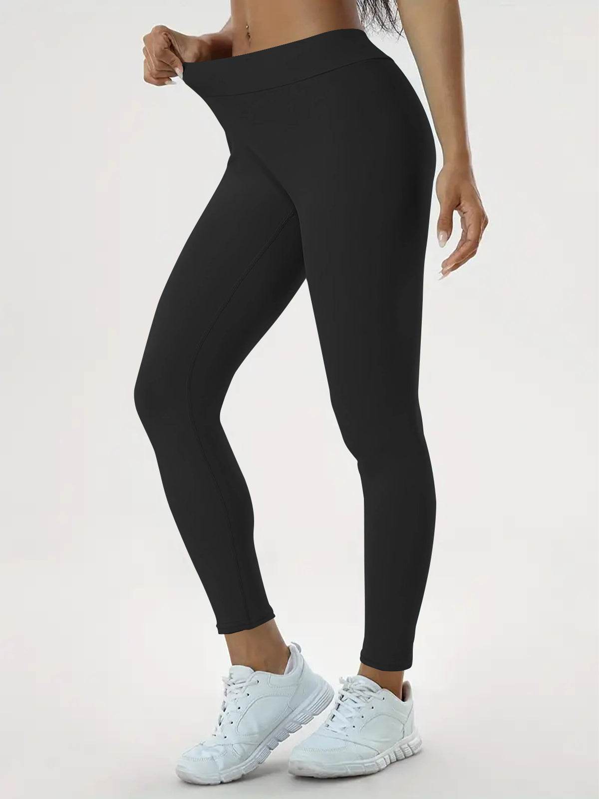 Women's Yoga Pants High Waist Lift High Elastic Tight Fitness Trousers - Velora