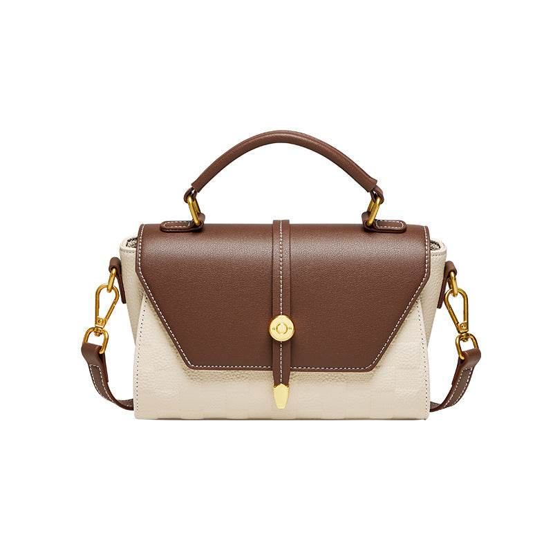 Light Luxury Premium Handbag Genuine Leather Crossbody - Velora
