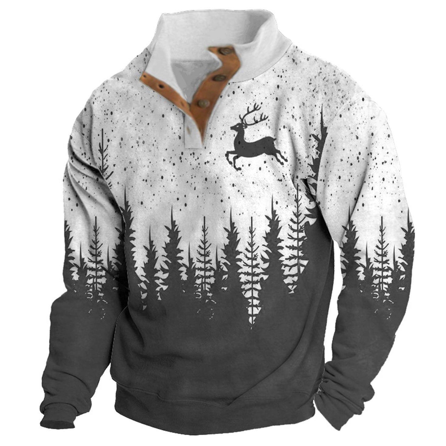 Fashion 3D Printed Men's Sweater - Velora