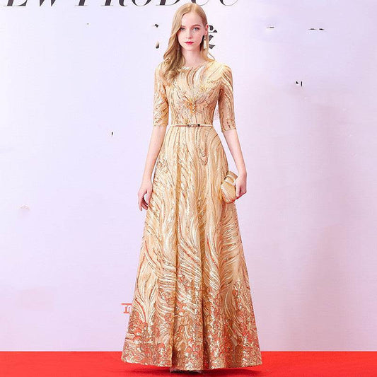 Banquet Elegant And Elegant Dinner Party Host Dress - Velora