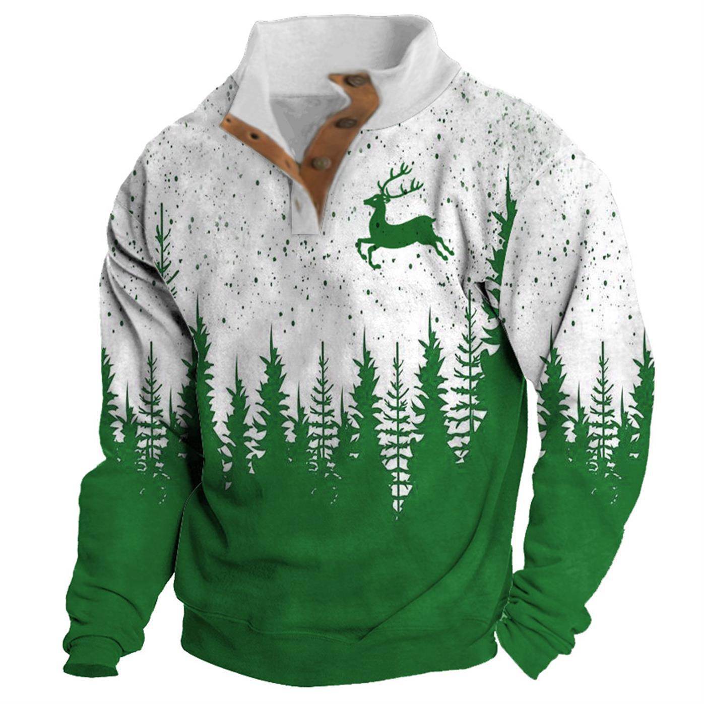Fashion 3D Printed Men's Sweater - Velora