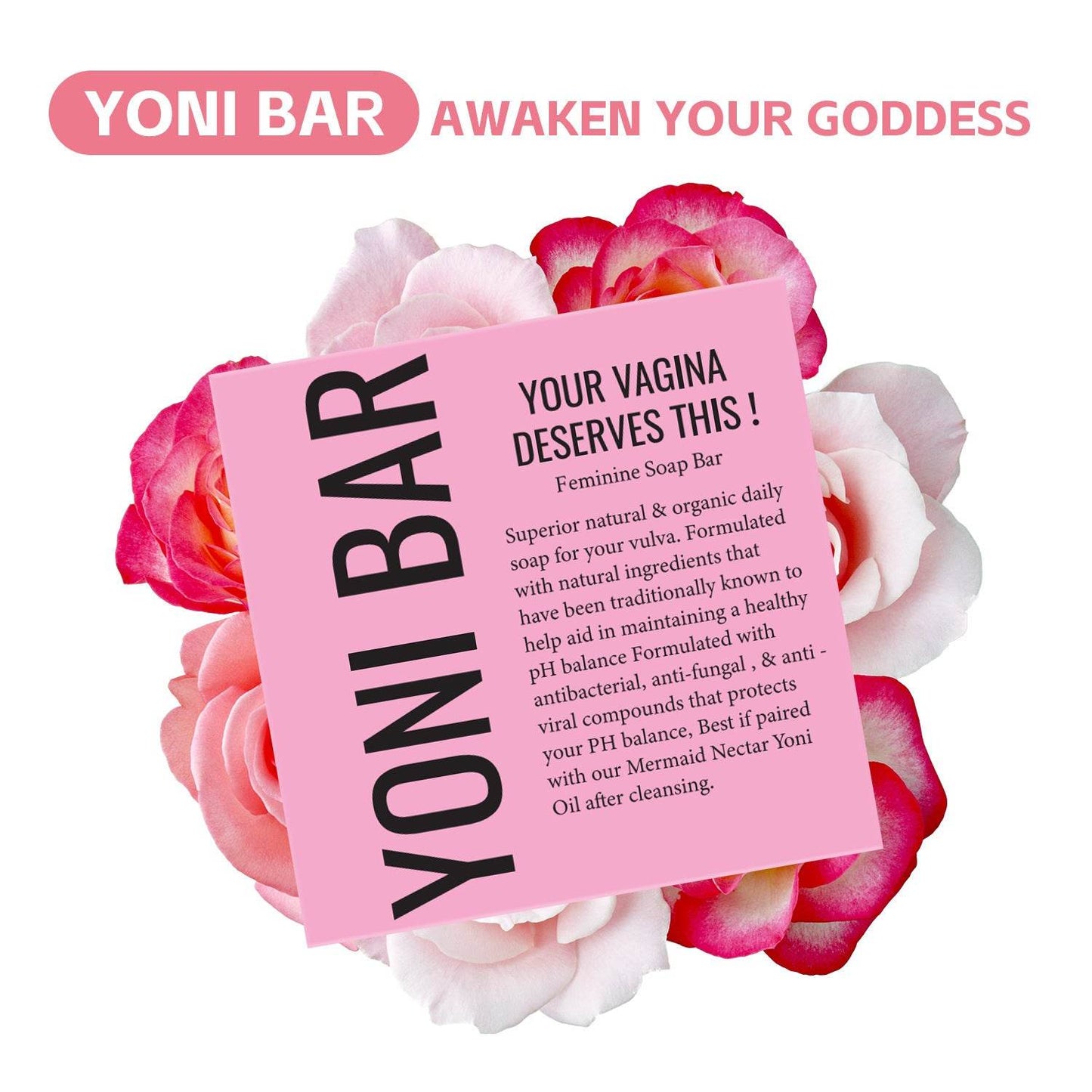 Handmade Cold Process Bath Shower Yoni Bar Soap - Velora