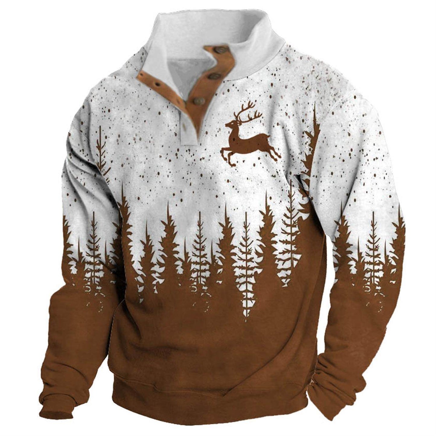 Fashion 3D Printed Men's Sweater - Velora