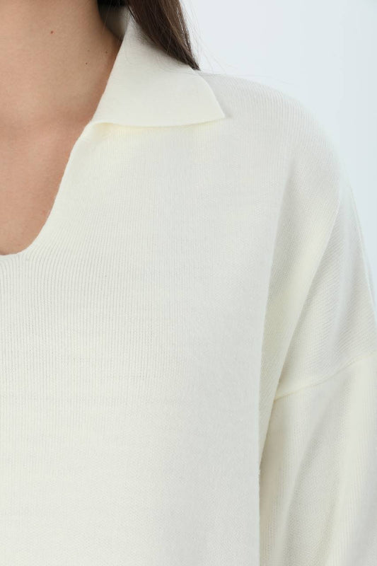 Collared Long Dress - Velora