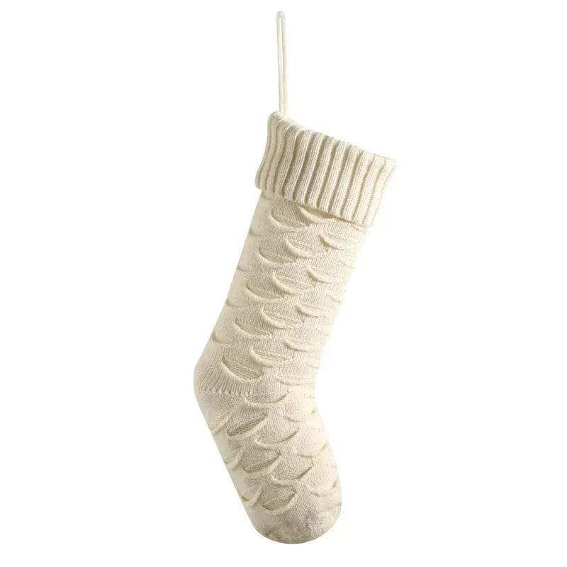 Christmas Gift Bag Decorative Socks Knitted Hanging Decoration - Velora