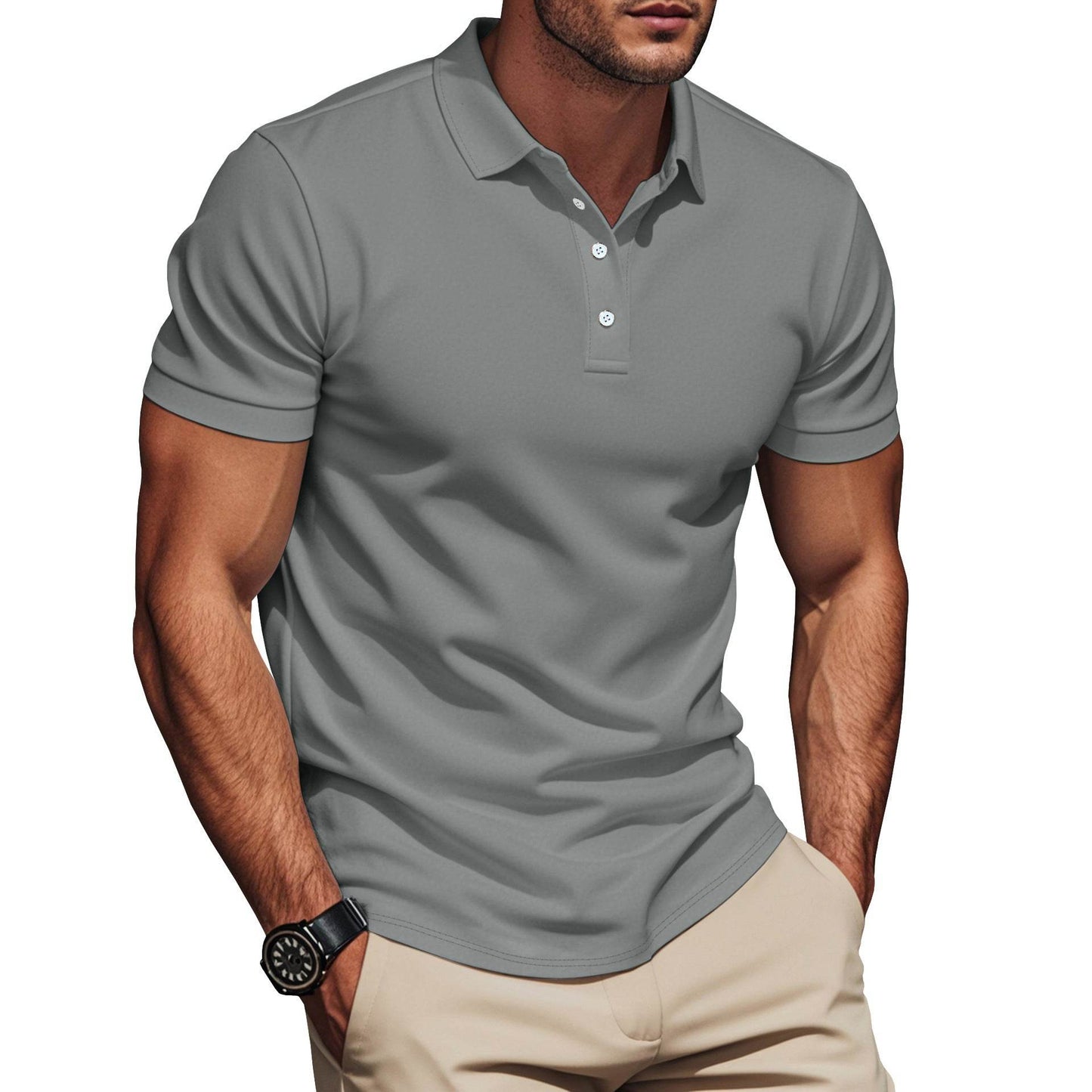 Casual British Style Summer Men's T-shirt - Velora