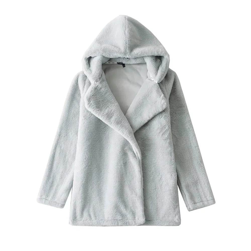 Temperament Commuter Lightly Cooked Bunny Fleece Jacket - Velora
