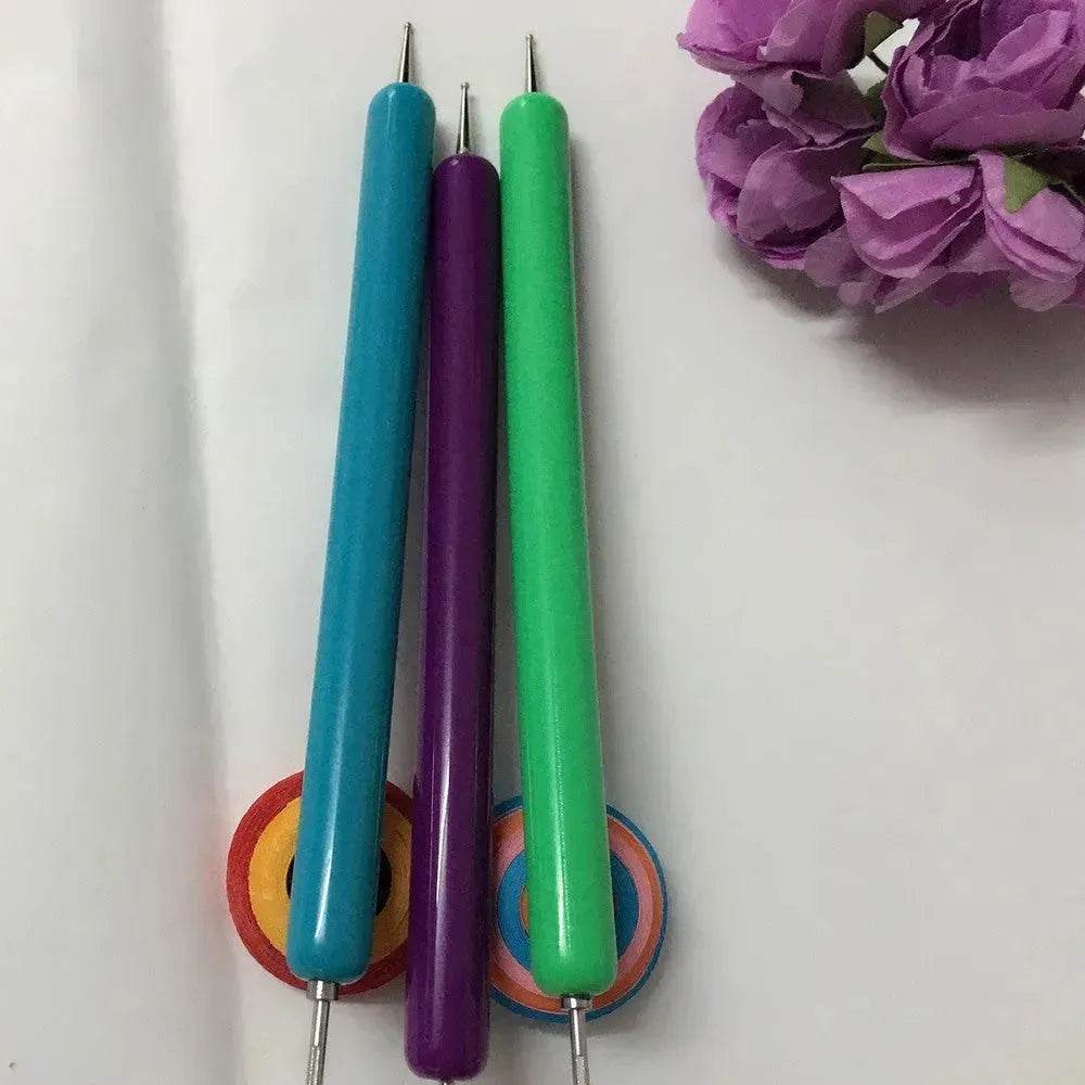 5PC Quilling Paper roller Long And Short Quilling Needle Roll Paper Pen - Velora