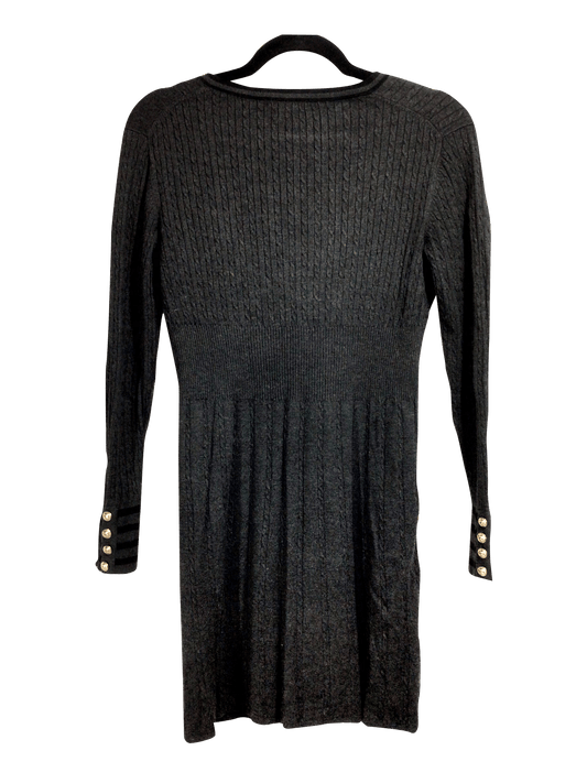 TOMMY HILFIGER Regular fit Midi Dress in Gray - S - Velora