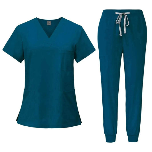 Quick-drying T-shirt Surgical Clothes Oral Nurse Doctor Work Clothes Pet Hospital Work - Velora