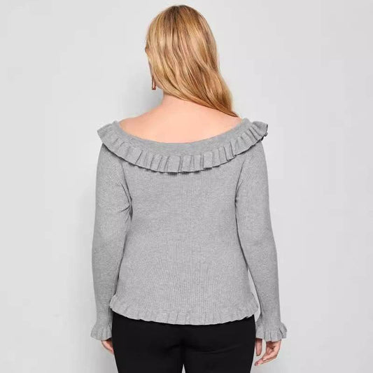 Large Size Women's Sweater - Velora