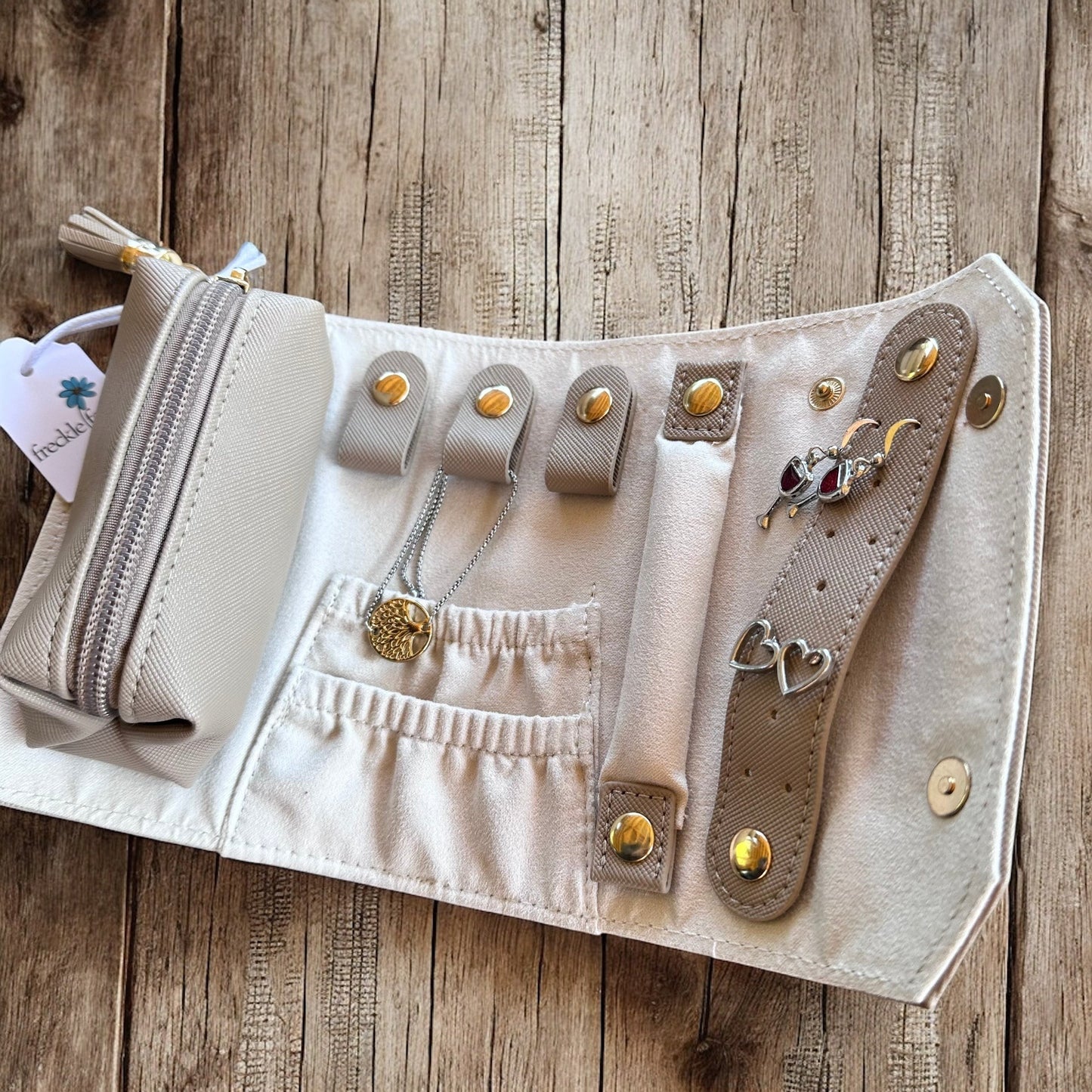 Travel Roll Jewellery Case - Velora
