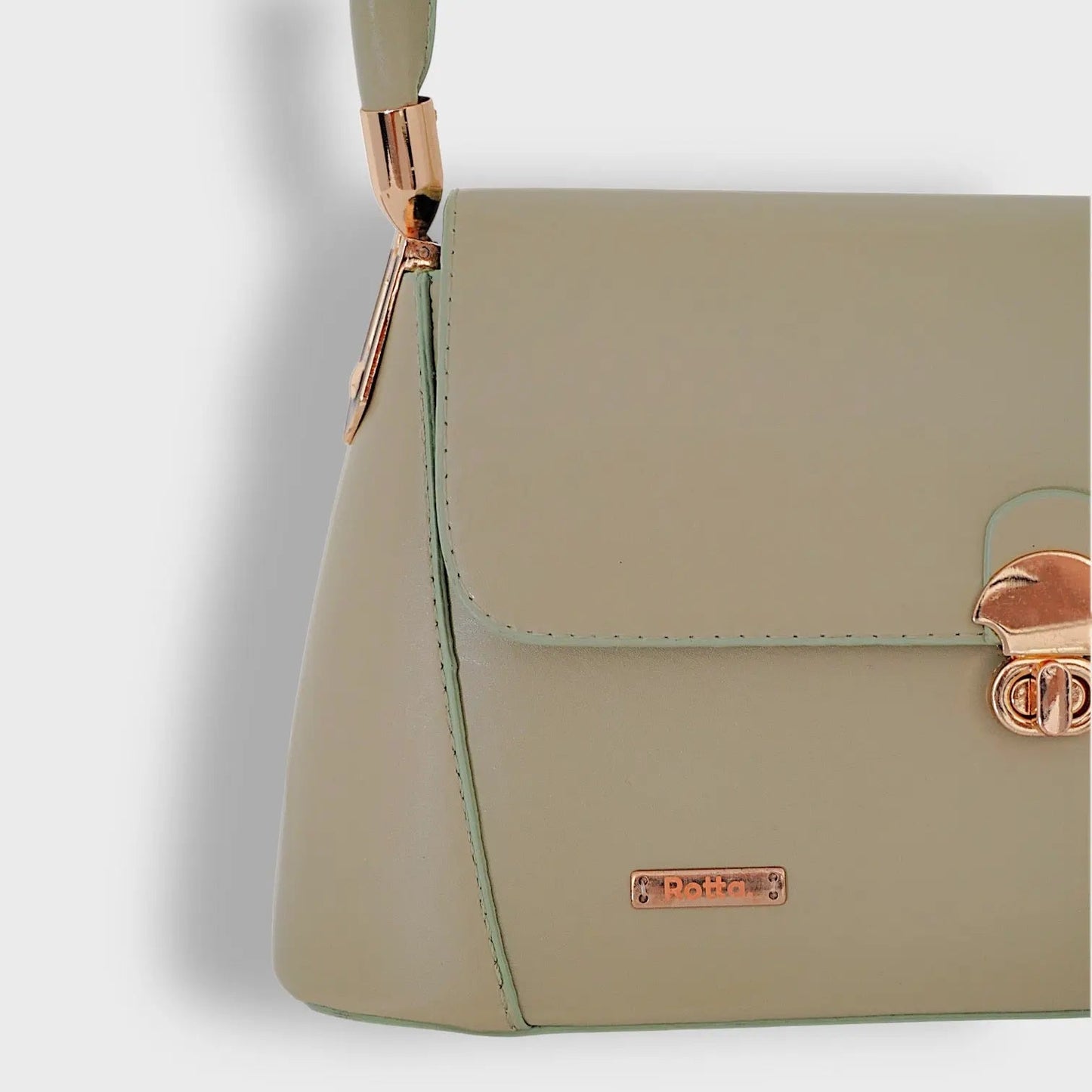 SERENE - Top Handle Shoulder Bag in Green - Velora