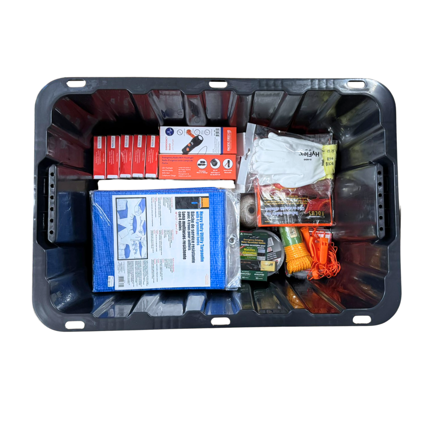 25 Person 12 Hours Advance Classroom Survival Kit - Velora