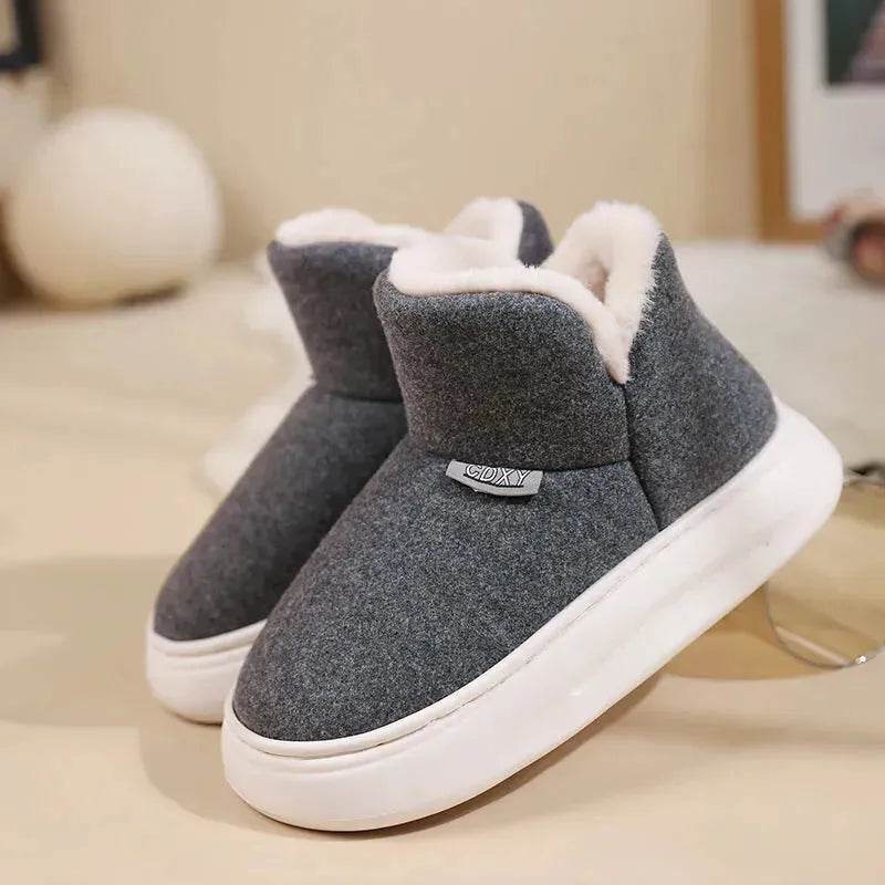 Winter Cotton Slippers Thick Casual Thick - Velora