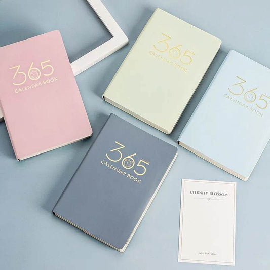 365-day Daily Planner Self-discipline And Clock-in Student Journal Notebook - Velora