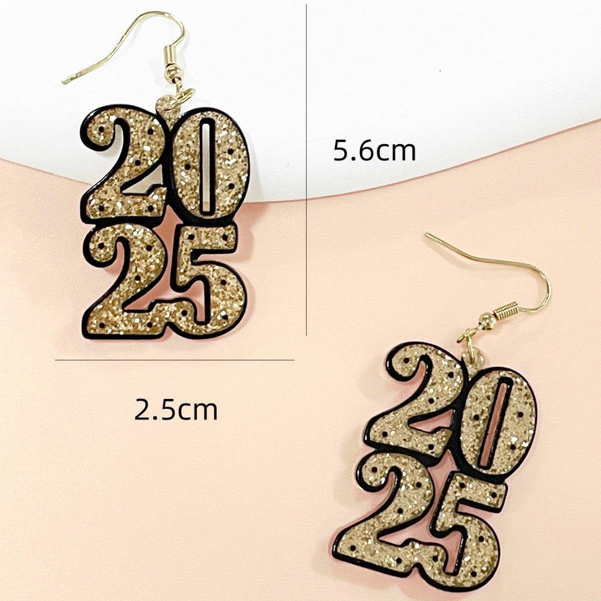 Acrylic Fashion Earrings Sequins Creative Design - Velora