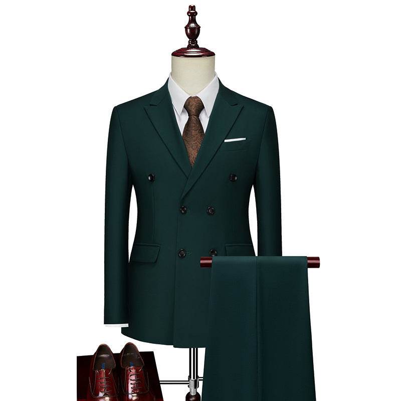 Men's Business Casual Suit Double Breasted Suit Suit - Velora