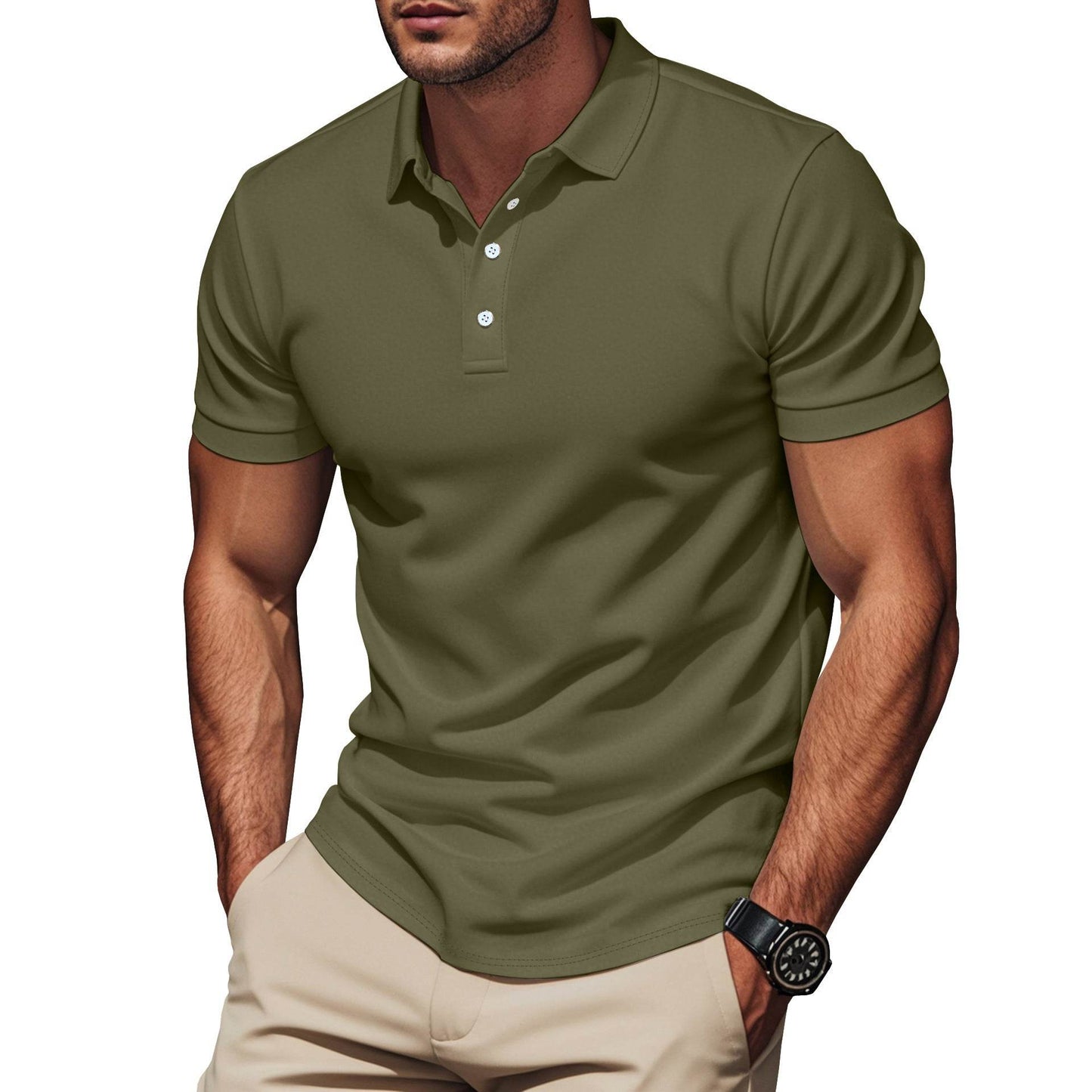 Casual British Style Summer Men's T-shirt - Velora