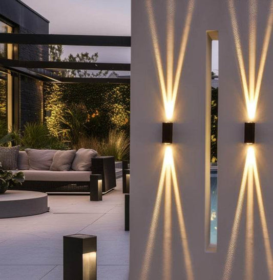 Indoor and Outdoor Garden Poolside Beam Light wall light fixture - Velora